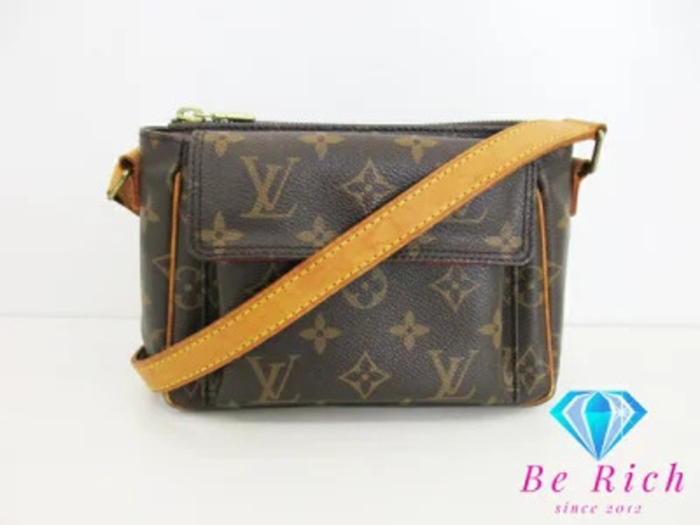 Louis Vuitton Monogram Viva Cite Shoulder Bag LV Pouch Clutch Crossbody